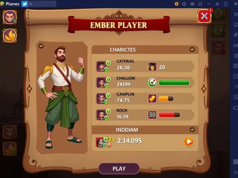 Ember Champion Challenge character selection screen